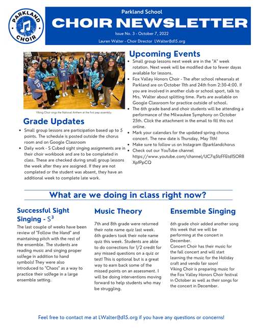 Issue 3 - PKL Newsletter